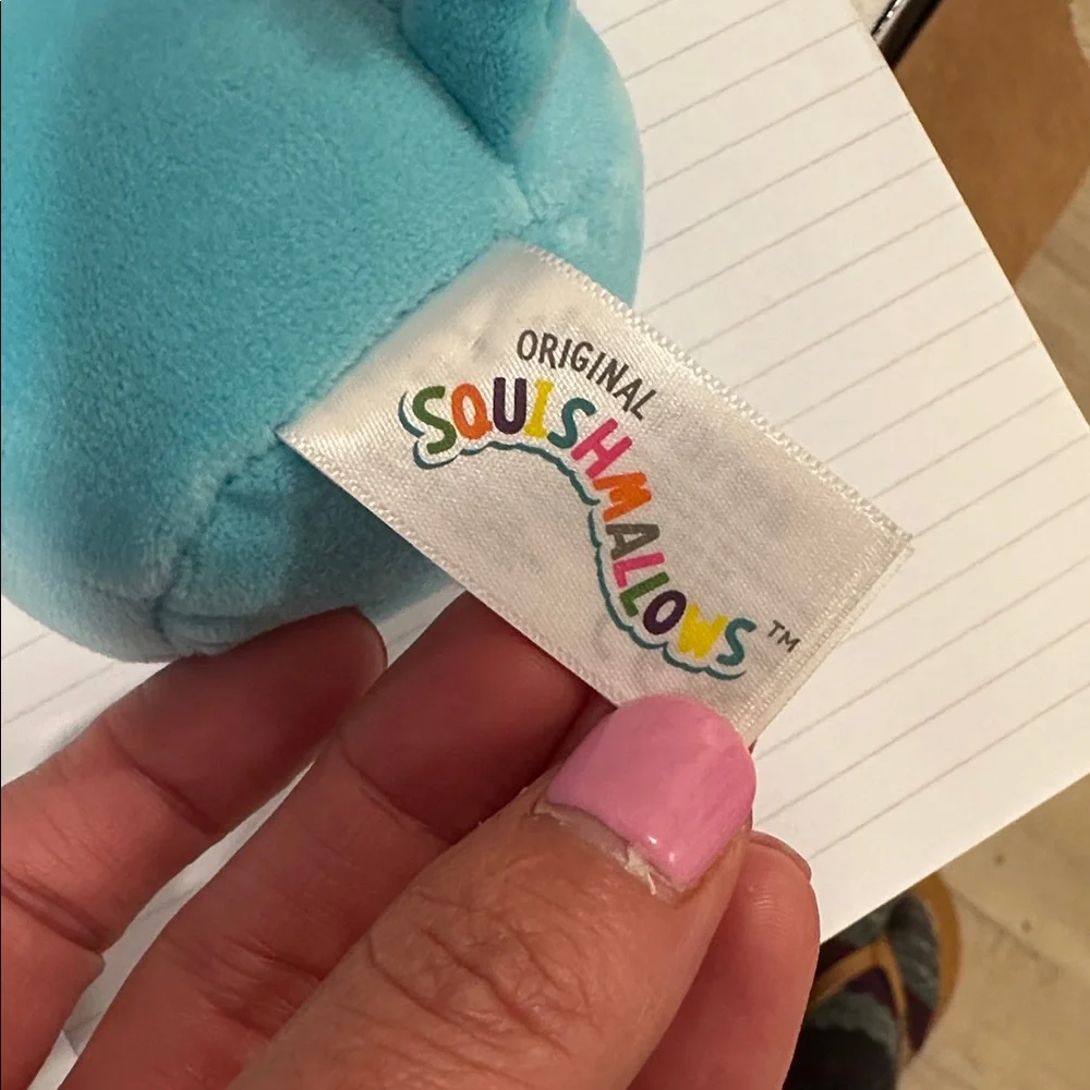 NWT 3.5” Duane‎ the Owl Keychain Clip Squishmallow